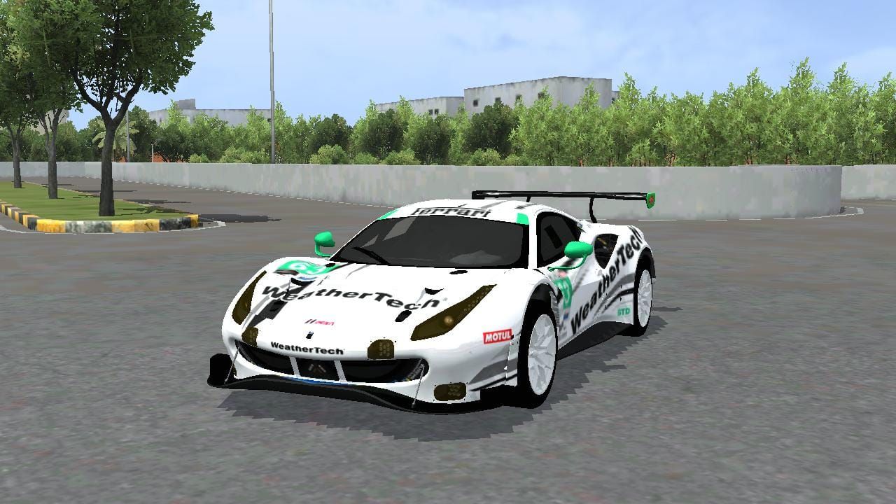 Download MOD BUSSID 2018 Ferrari 488 GT3 Oleh BassamAzuper