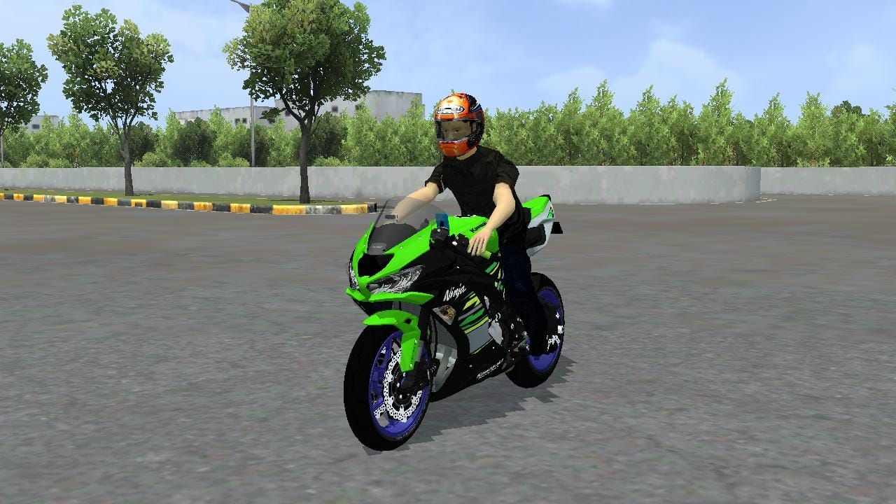Download MOD BUSSID Kawasaki ZX6R Oleh AZUMODS